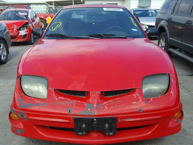 1G2JB524227391694 - 2002 PONTIAC SUNFIRE SE RED photo 9