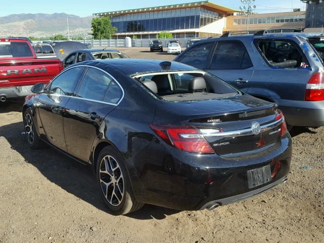 2G4GL5EX0H9104462 - 2017 BUICK REGAL SPOR BLACK photo 3