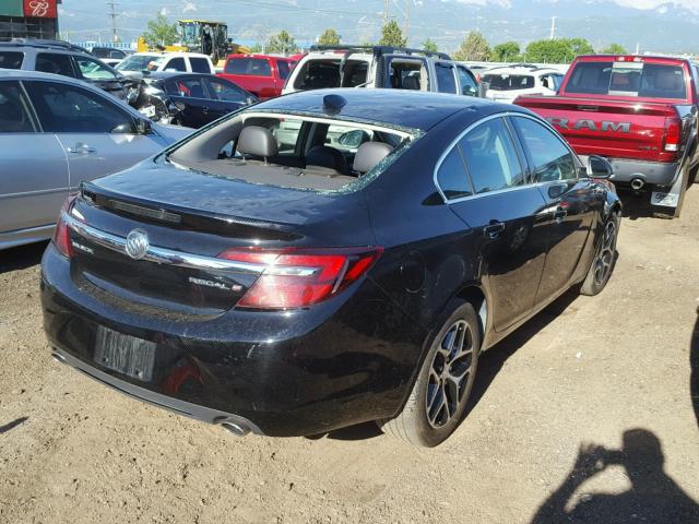 2G4GL5EX0H9104462 - 2017 BUICK REGAL SPOR BLACK photo 4