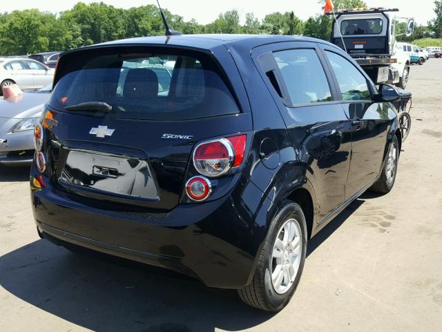 1G1JA6SH9C4116617 - 2012 CHEVROLET SONIC LS 黑色 照片 4
