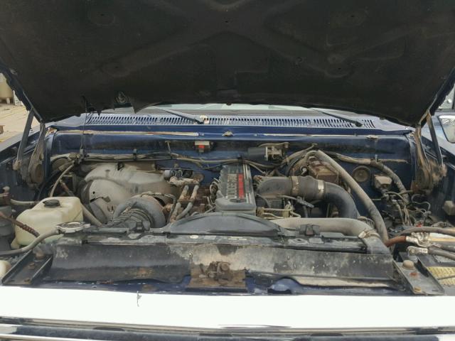 1B7KM26C8MS356197 - 1991 DODGE W-SERIES W BLUE photo 7