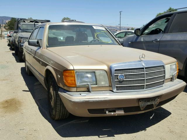 WDBCA35D2GA225403 - 1986 MERCEDES-BENZ 420 SEL GOLD photo 1