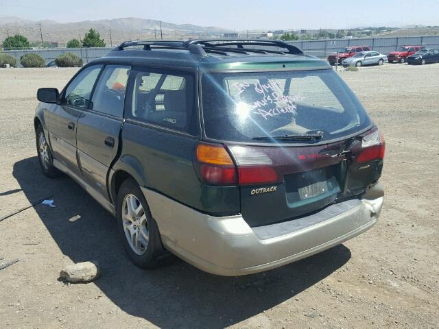 4S3BH665727604968 - 2002 SUBARU LEGACY GRAY photo 3