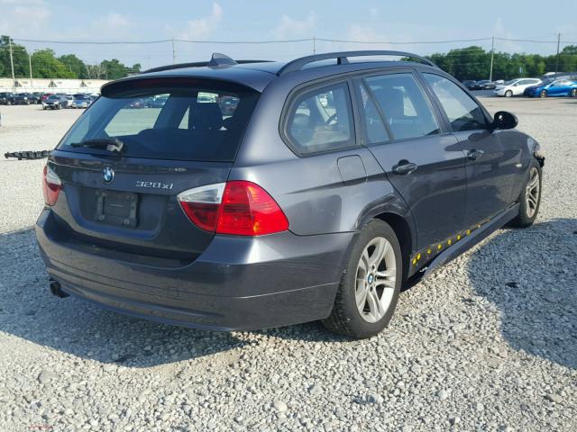 WBAVT735X8FZ37246 - 2008 BMW 328 XIT GRAY photo 4