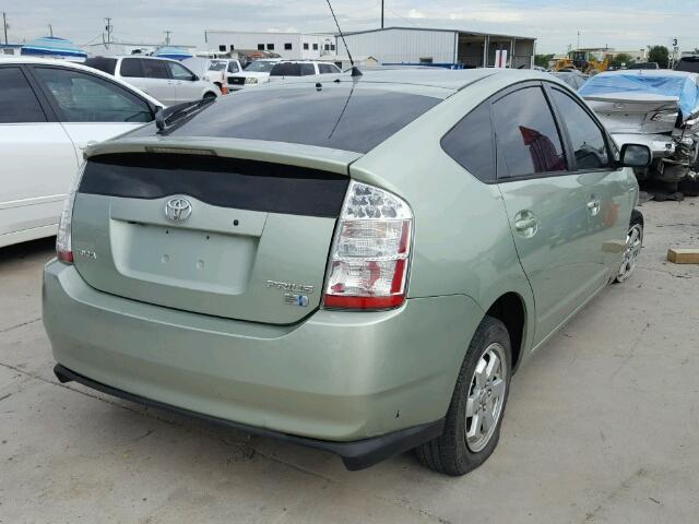 JTDKB20U463144417 - 2006 TOYOTA PRIUS GREEN photo 4