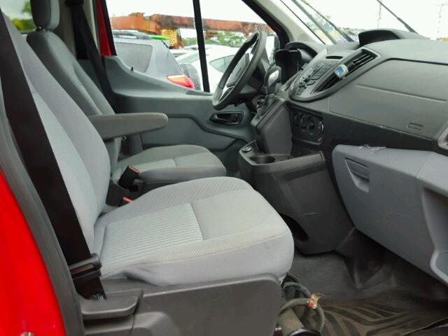 1FBZX2YG4HKA31580 - 2017 FORD TRANSIT T- RED photo 5