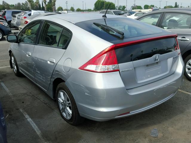 JHMZE2H7XBS007744 - 2011 HONDA INSIGHT EX SILVER photo 3