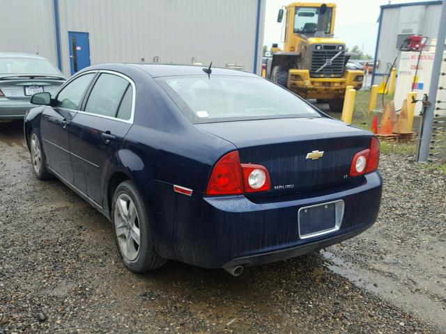 1G1ZH57B79F109093 - 2009 CHEVROLET MALIBU 1LT ლურჯი ფოტო 3