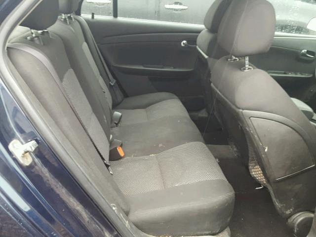 1G1ZH57B79F109093 - 2009 CHEVROLET MALIBU 1LT ლურჯი ფოტო 6