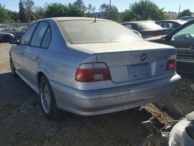 WBADT63491CF11278 - 2001 BMW 530 I AUTO SILVER photo 3