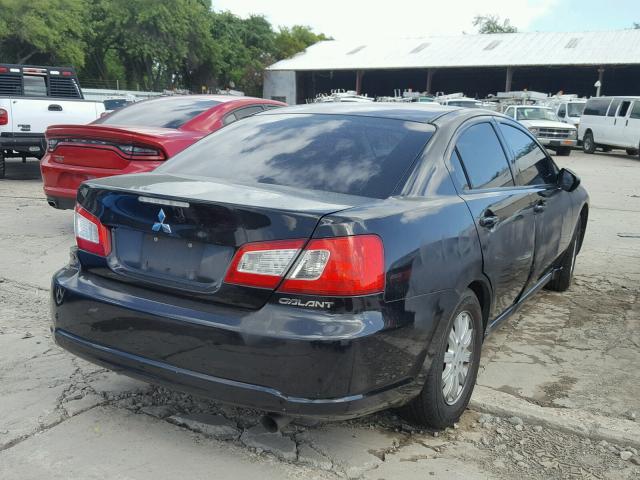 4A32B2FF8BE018727 - 2011 MITSUBISHI GALANT FE BLACK photo 4