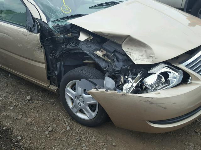 1G8AJ55F36Z135161 - 2006 SATURN ION LEVEL TAN photo 9