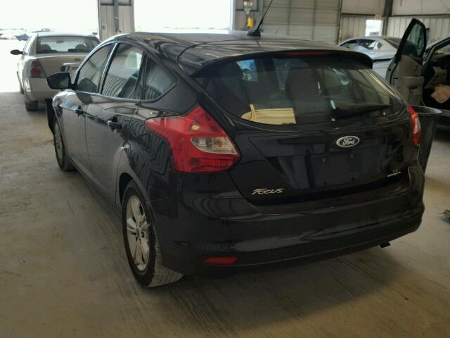 1FADP3K29EL322869 - 2014 FORD FOCUS SE BLACK photo 3