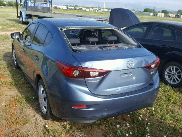 JM1BM1T7XE1157550 - 2014 MAZDA 3 SV BLUE photo 3