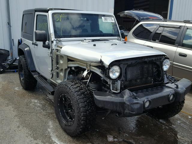 1C4AJWAG0CL150998 - 2012 JEEP WRANGLER S SILVER photo 1