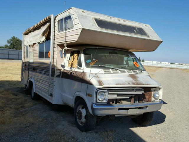 F44CF6V099575 - 1976 DODGE SPORTSMAN TWO TONE photo 1