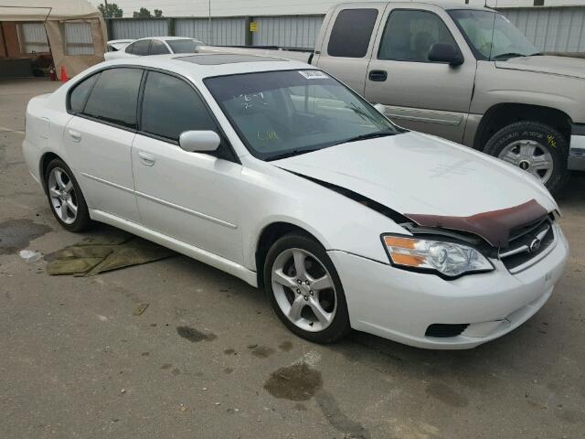 4S3BL626367217627 - 2006 SUBARU LEGACY 2.5 WHITE photo 1