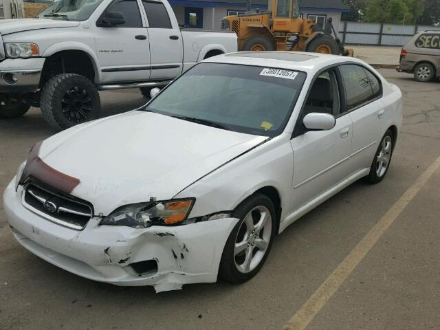 4S3BL626367217627 - 2006 SUBARU LEGACY 2.5 WHITE photo 2