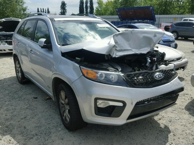 5XYKWDA28BG122360 - 2011 KIA SORENTO SX SILVER photo 1