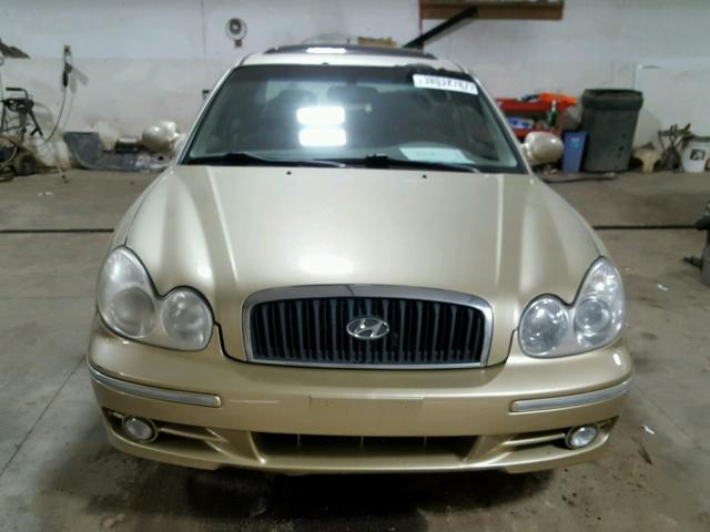 KMHWF35H13A745049 - 2003 HYUNDAI SONATA GLS TAN photo 9