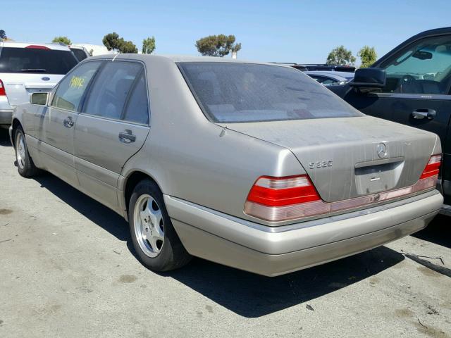 WDBGA33G0VA348743 - 1997 MERCEDES-BENZ S 320 TAN photo 3