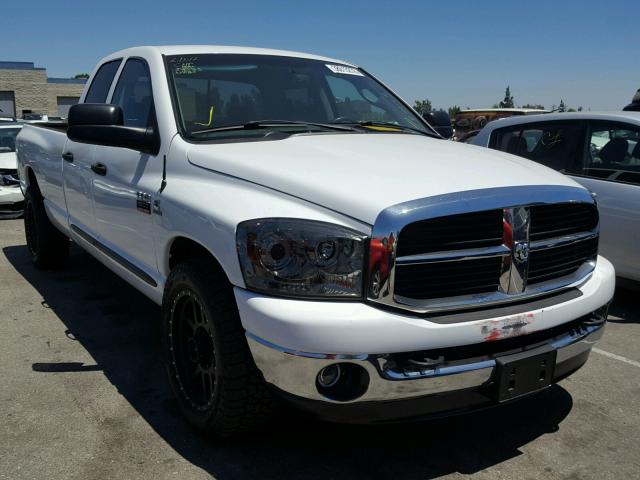 3D7KR28A07G849953 - 2007 DODGE RAM 2500 S Սպիտակ լուսանկար 1