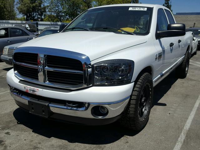 3D7KR28A07G849953 - 2007 DODGE RAM 2500 S Սպիտակ լուսանկար 2