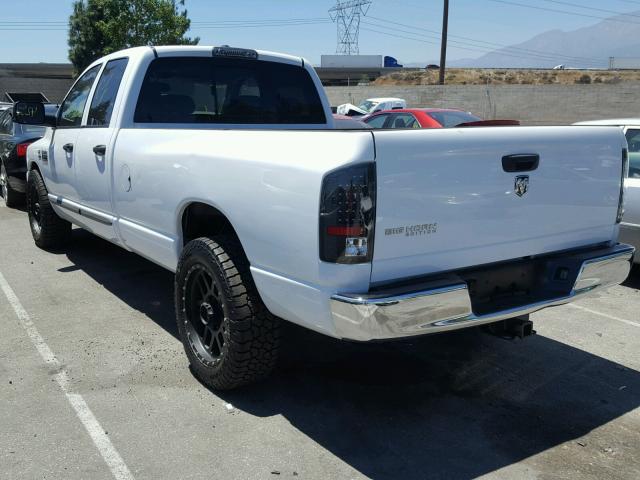 3D7KR28A07G849953 - 2007 DODGE RAM 2500 S Սպիտակ լուսանկար 3