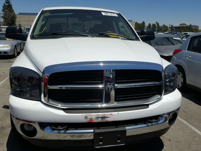 3D7KR28A07G849953 - 2007 DODGE RAM 2500 S Սպիտակ լուսանկար 9