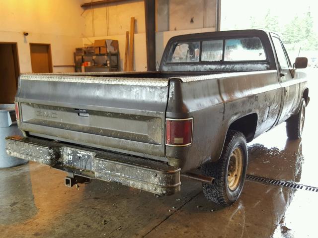 2GTGK24M3B1511758 - 1981 GMC K2500 BLUE photo 4