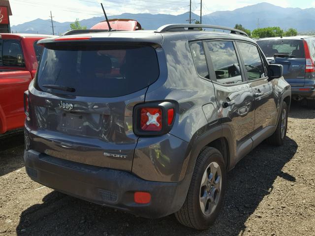 ZACCJAAT3GPD84904 - 2016 JEEP RENEGADE S Boz foto 4