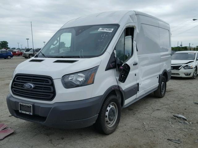 1FTYE1CM0JKA55191 - 2018 FORD TRANSIT T- WHITE photo 2