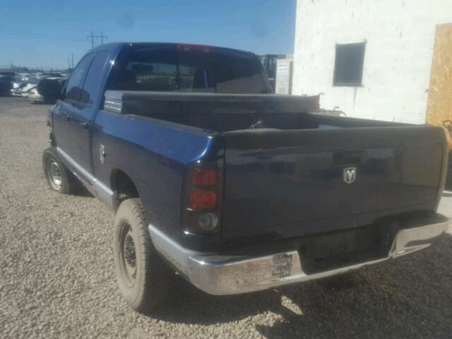 3D7KU28D23G764485 - 2003 DODGE RAM 2500 S BLUE photo 3