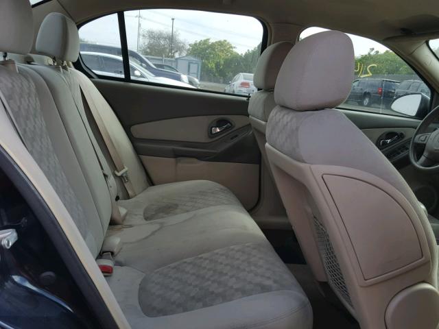 1G1ZT54875F300952 - 2005 CHEVROLET MALIBU LS ლურჯი ფოტო 6