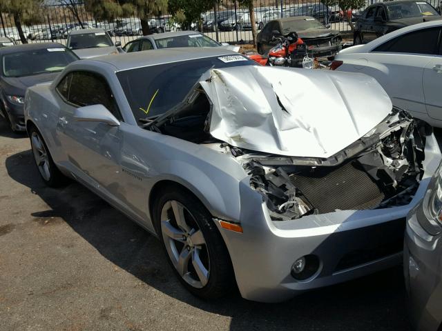 2G1FC1E32C9152312 - 2012 CHEVROLET CAMARO LT SILVER photo 1