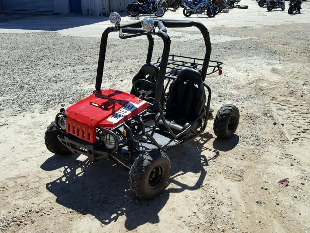 L5NAAHTR8H1010149 - 2017 ATV FOUR WHEEL RED photo 2