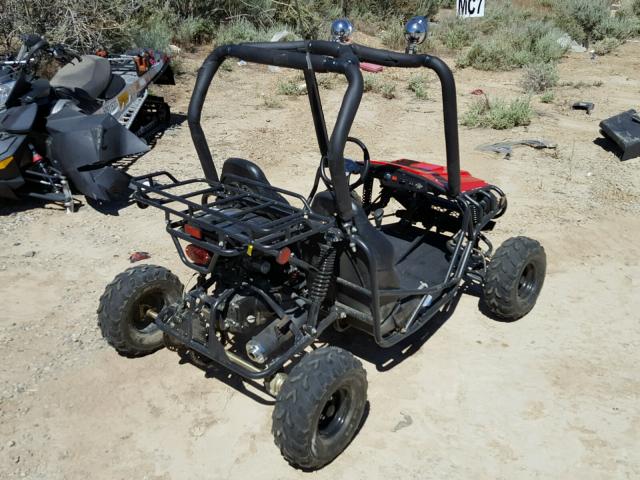 L5NAAHTR8H1010149 - 2017 ATV FOUR WHEEL RED photo 4