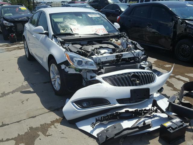 2G4GK5EX2F9297648 - 2015 BUICK REGAL WHITE photo 1