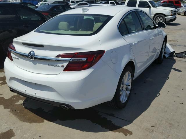 2G4GK5EX2F9297648 - 2015 BUICK REGAL WHITE photo 4