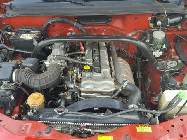 2CNBE18C5Y6922938 - 2000 CHEVROLET TRACKER RED photo 7