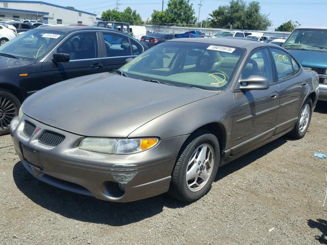 1G2WP52KX1F263245 - 2001 PONTIAC GRAND PRIX CHARCOAL photo 2