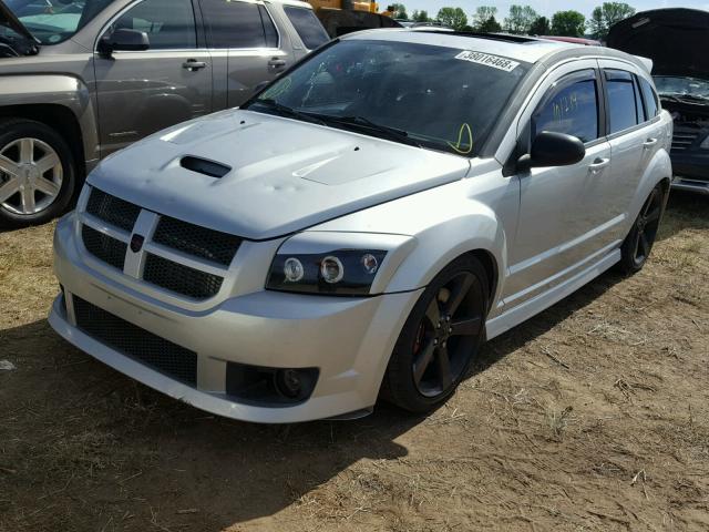 1B3HB68F69D115489 - 2009 DODGE CALIBER SR SILVER photo 2