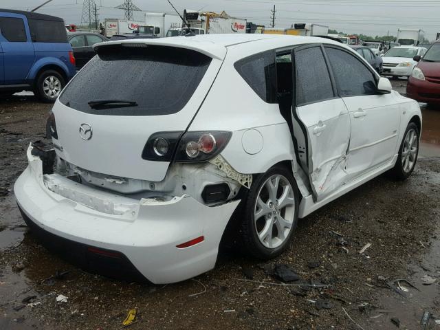 JM1BK343291246967 - 2009 MAZDA 3 S WHITE photo 4