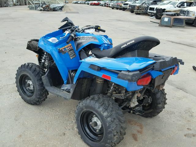 4XASEA503JA106244 - 2018 POLARIS SPORTSMAN BLUE photo 3