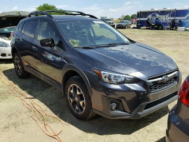 JF2GTABCXJH246285 - 2018 SUBARU CROSSTREK GRAY photo 1