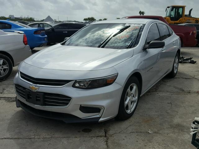 1G1ZB5ST7GF339876 - 2016 CHEVROLET MALIBU LS SILVER photo 2