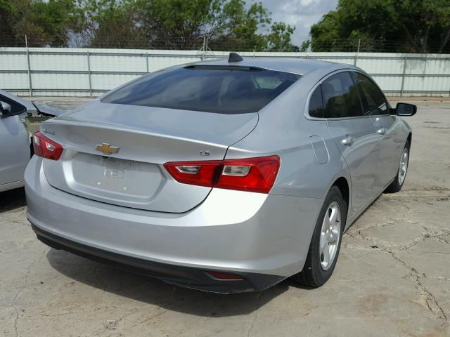 1G1ZB5ST7GF339876 - 2016 CHEVROLET MALIBU LS SILVER photo 4