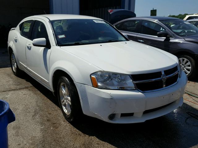 1B3CC5FB3AN121430 - 2010 DODGE AVENGER R/ WHITE photo 1