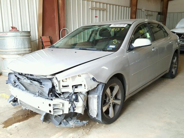 1G1ZC5EUXBF340157 - 2011 CHEVROLET MALIBU 1LT BEIGE photo 2