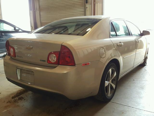1G1ZC5EUXBF340157 - 2011 CHEVROLET MALIBU 1LT BEIGE photo 4